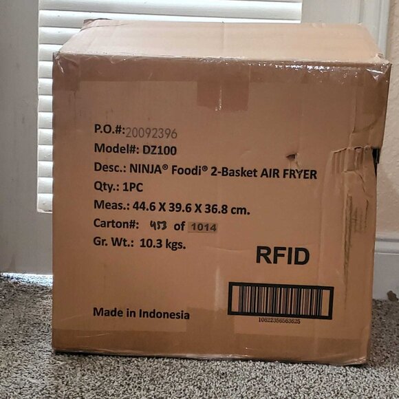 Ninja DZ100 Foodi 4-in-1 8-qt. 2-Basket Air Fryer with DualZone Technology - Picture 2 of 4